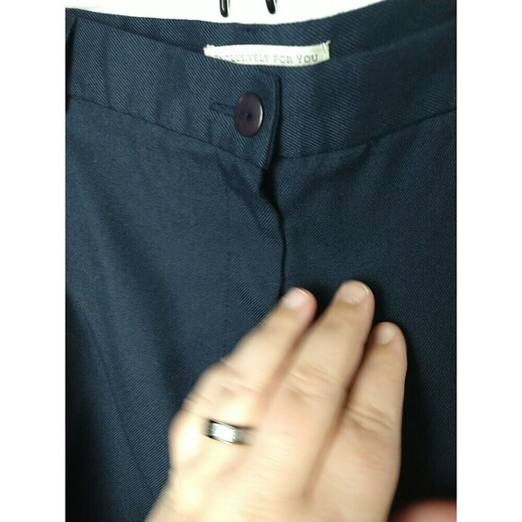 Lord Taylor Blue Pleated Straight Pocket Stretch Waist Pants. Size 22W - Picture 5 of 13